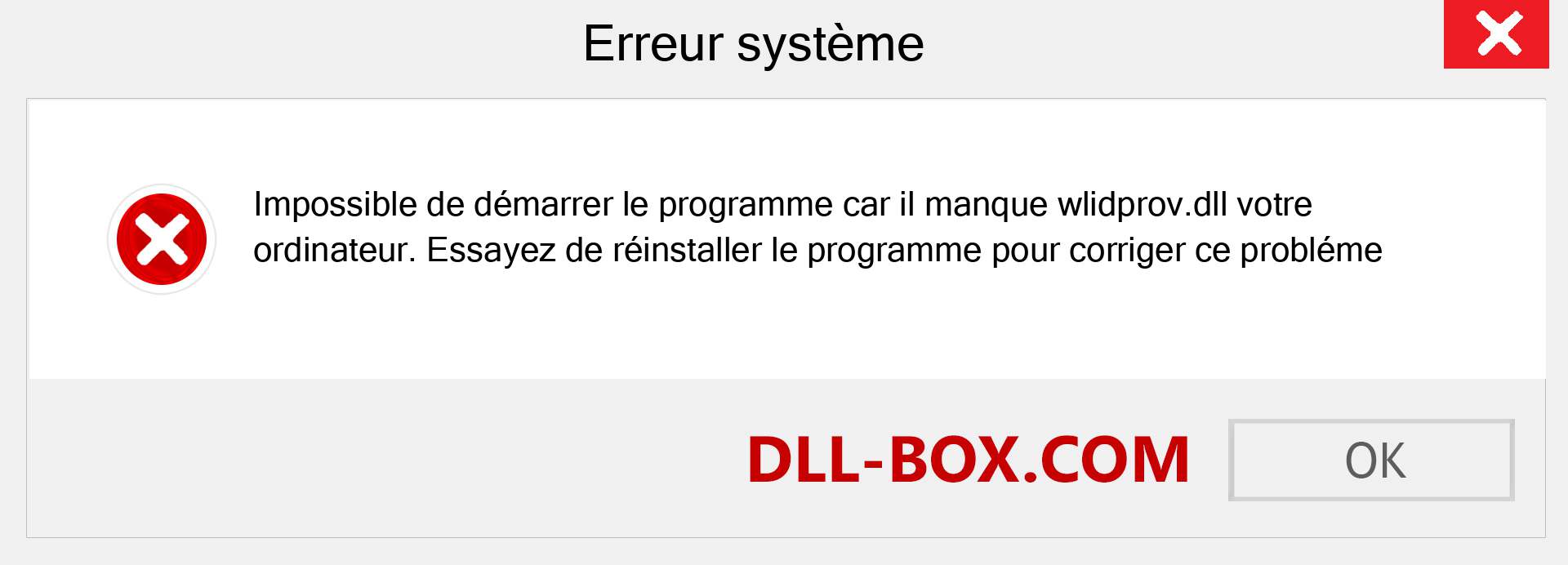 Le fichier wlidprov.dll est manquant ?. Télécharger pour Windows 7, 8, 10 - Correction de l'erreur manquante wlidprov dll sur Windows, photos, images